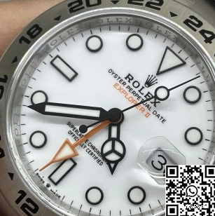 Steel Explorer M226570-0001 Factory Clean Dial White Stainless Rolex 0728
